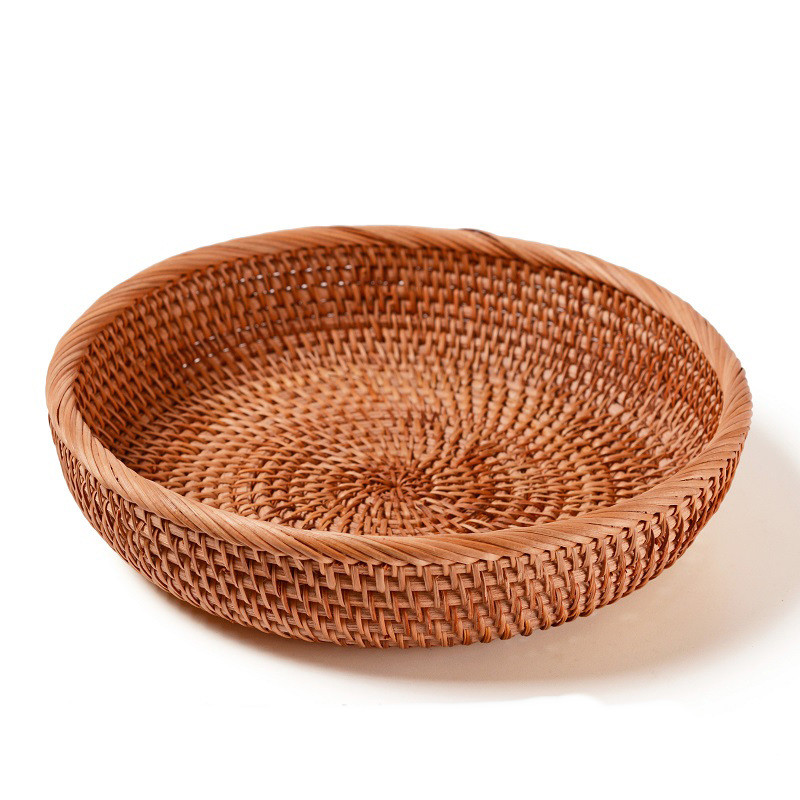 Panier de rangement en rotin tressé main – Image 4