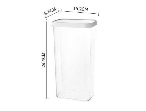 Boîtes de conservation alimentaires transparentes empilables avec couvercles – Image 4