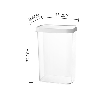 Boîtes de conservation alimentaires transparentes empilables avec couvercles – Image 3