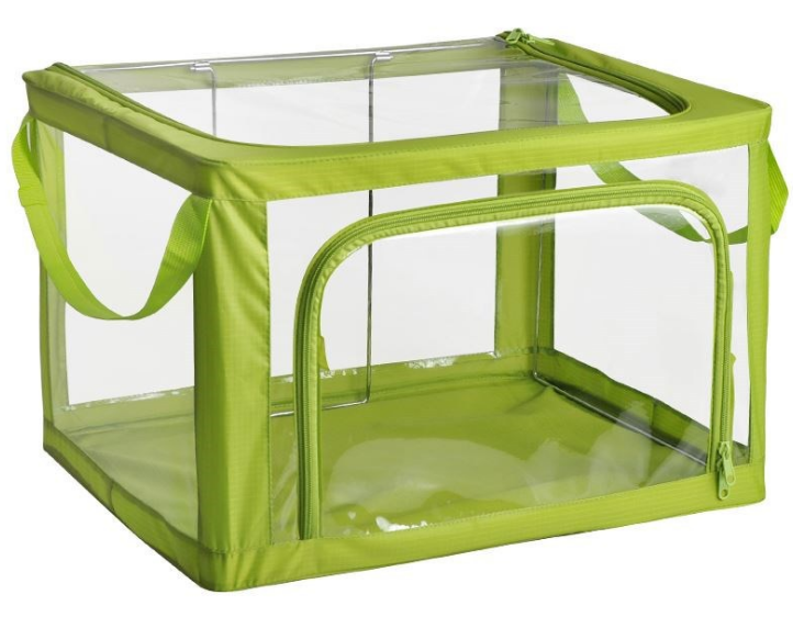 Boîte de rangement pour vêtements en toile Oxford avec fenêtre transparente – Image 6