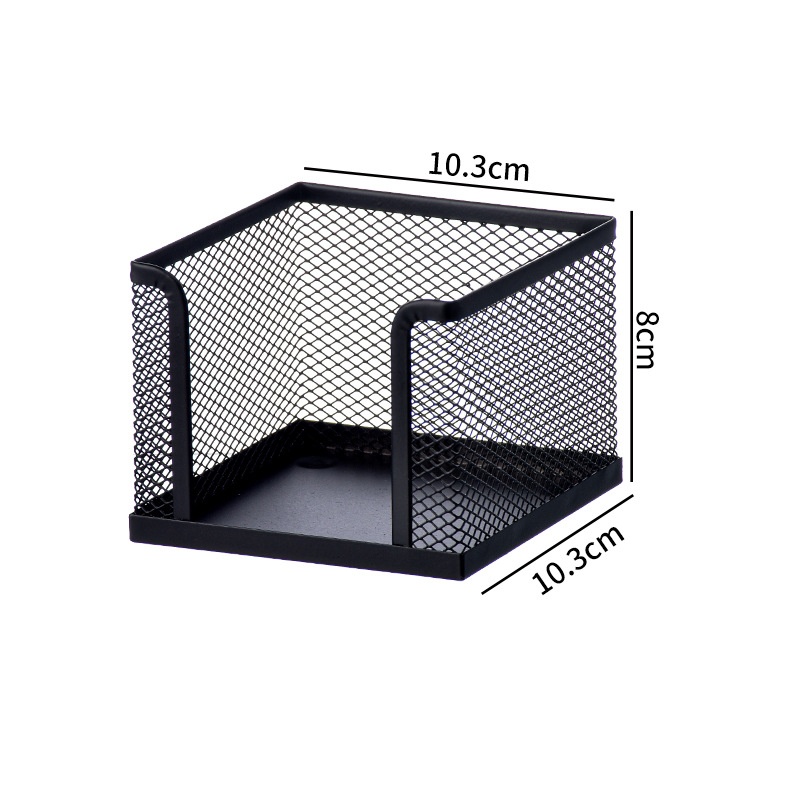 Organisateur de bureau en grille métallique pour notes et petits objets – Image 5