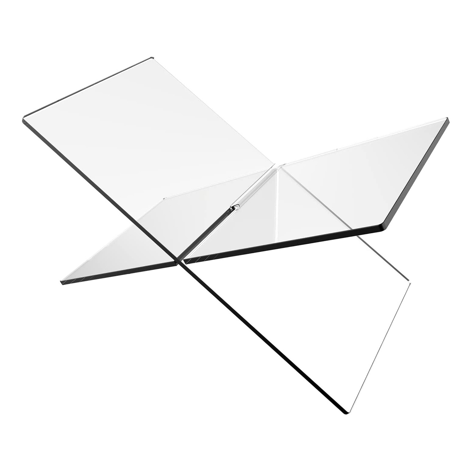 Présentoir de bureau en acrylique pour livres, albums et magazines – Image 2