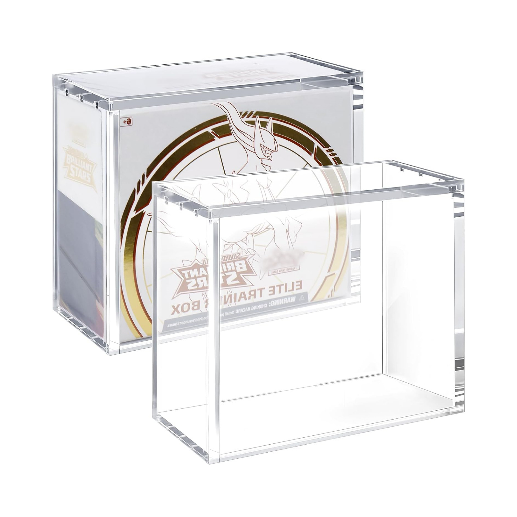 Boîte de rangement et de présentation transparente empilable – Image 4