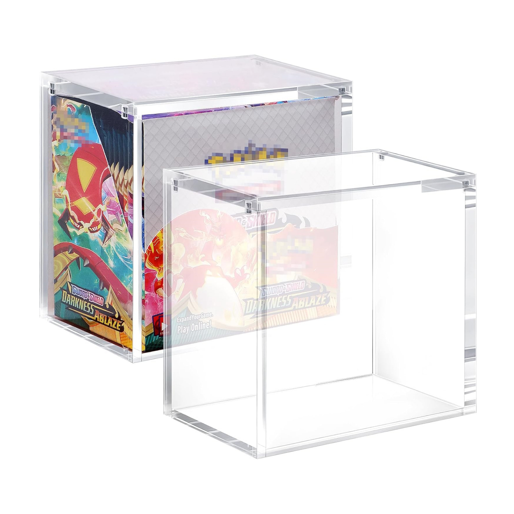 Boîte de rangement et de présentation transparente empilable – Image 3