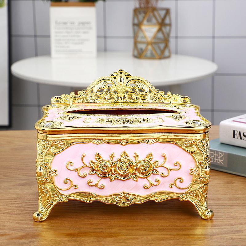 Cache-boîte à mouchoirs décoratif — style couronne – Image 6