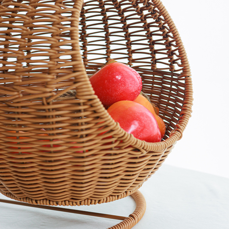 Panier à fruits suspendu effet tressé – Image 3