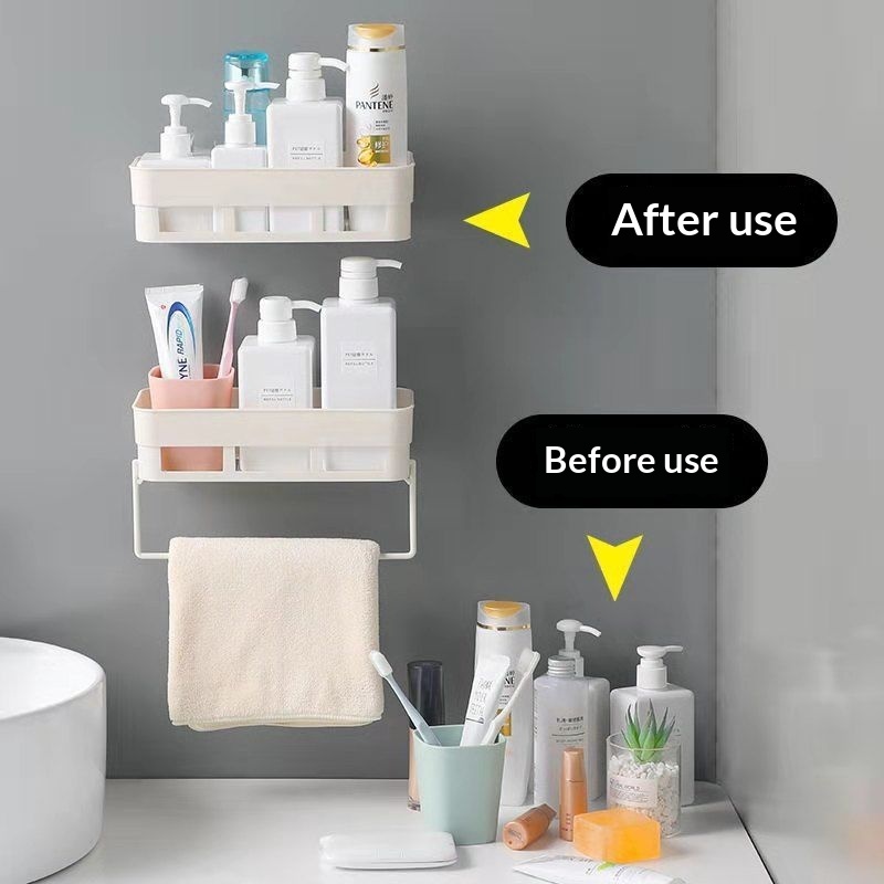 Étagère de salle de bain murale avec options porte-savon – Image 4