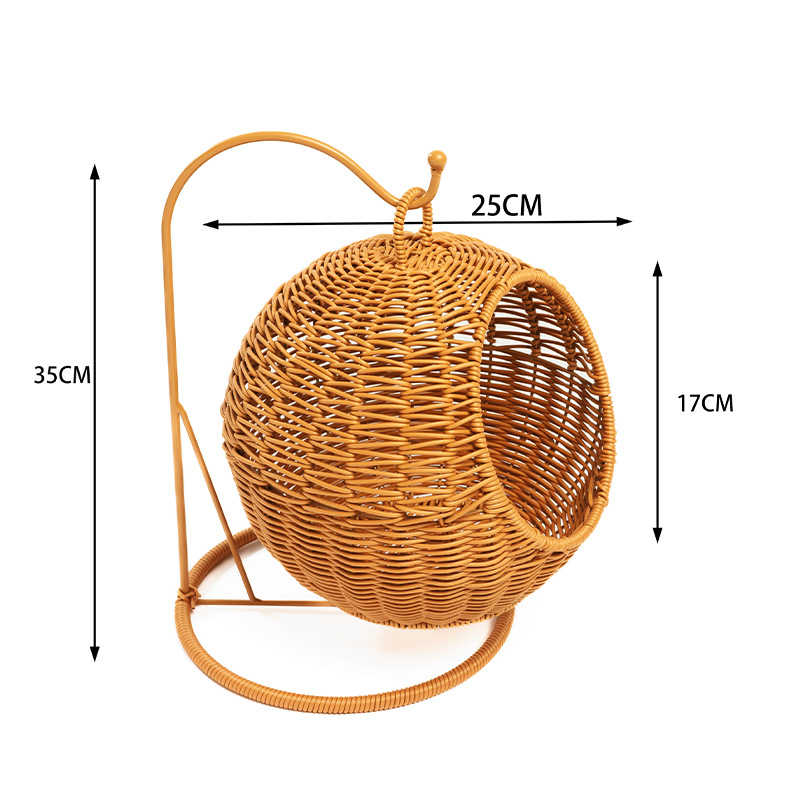 Panier à fruits suspendu effet tressé – Image 6