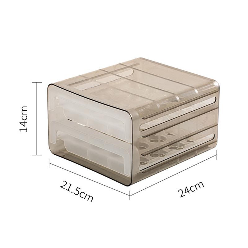 Boîte à œufs à deux niveaux avec tiroir – Image 2