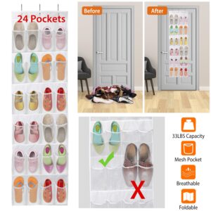 Range-chaussures de porte — 24 poches