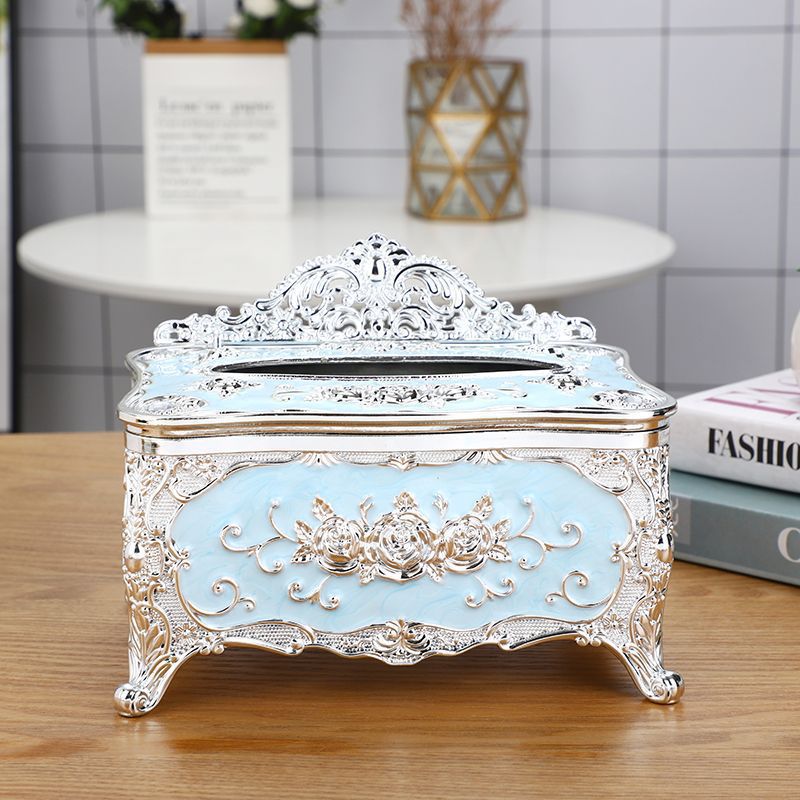 Cache-boîte à mouchoirs décoratif — style couronne – Image 5