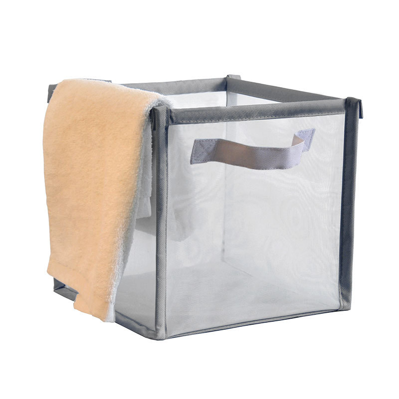 Panier à linge rond pliable — deux hauteurs – Image 4
