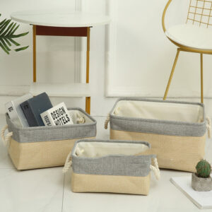 Panier à linge pliable en tissu — 3 tailles