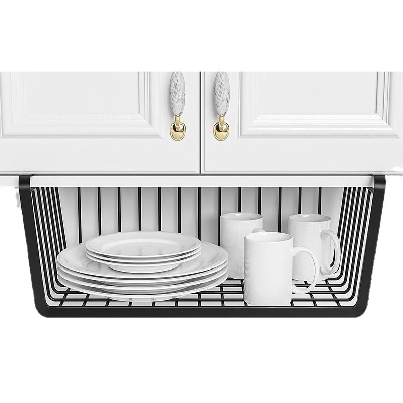 Panier de rangement suspendu sous placard – Image 5