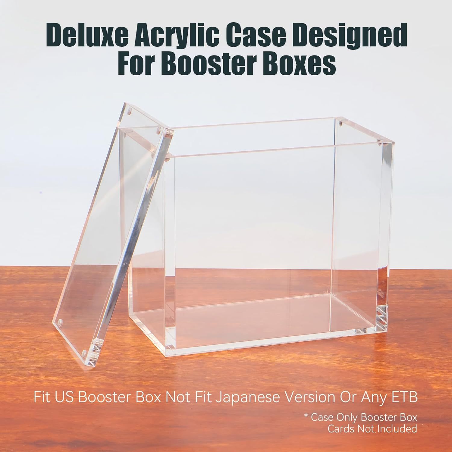 Boîte de rangement et de présentation transparente empilable