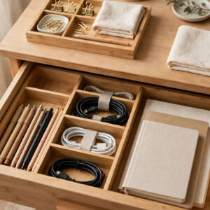 Rangement bureau et tiroirs